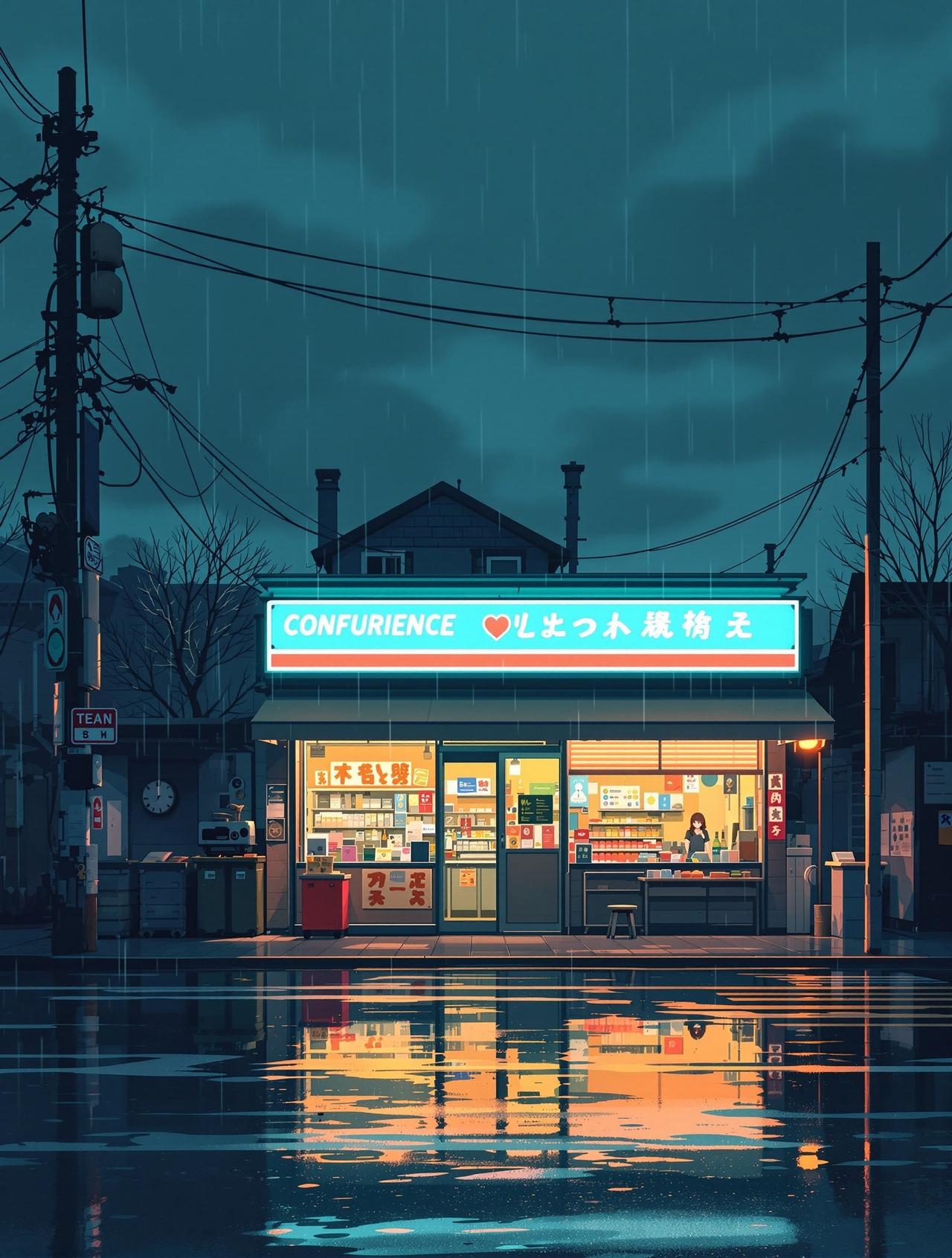 夸克短剧网 - 雨中便利店